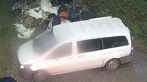 A picture from the incident on Monmer Lane, Willenhall