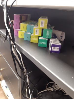 Oversized vapes were also found in shops across Kidderminster as well. Photo: Worcestershire Trading Standards