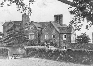 A view of Moseley Old Hall in 1967