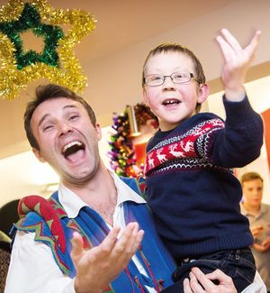 Panto star Jonny Wilkes likes to bring smiles to youngsters faces