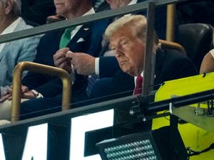 Supporting image for story: Taylor Swift, Donald Trump join fellow celebs to watch star-studded Super Bowl