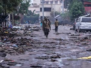 Supporting image for story: M23 rebels expand control in east Congo as Rwandan leader urges ceasefire