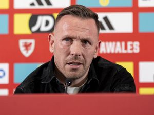 Craig Bellamy at Wales squad announcement