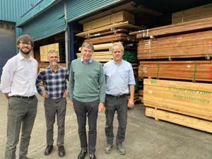Supporting image for story: MP makes fact-finding visit to timber company ahead of committee inquiry into industry