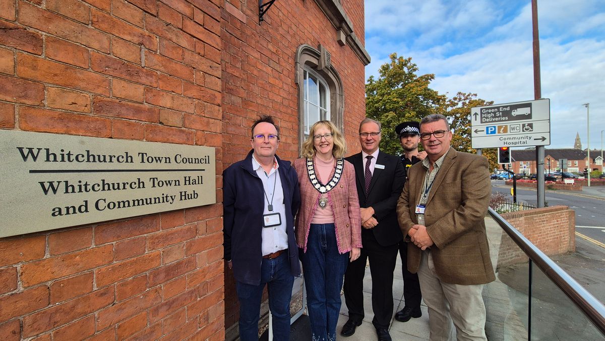 Whitchurch police team returns home to town council offices in historic station