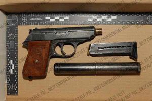 Another pistol recovered during the operation