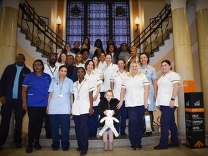 Supporting image for story: Nursing students celebrate the end of their studies at badging ceremonies