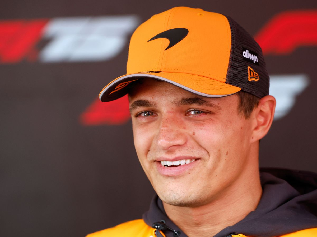 Lando Norris edges out McLaren team-mate Oscar Piastri to claim pole in Belgium