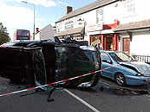 Supporting image for story: Car driver's lucky escape