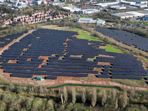 Supporting image for story: Watch: See the sheer scale and size of new solar farm powering Wolverhampton hospital