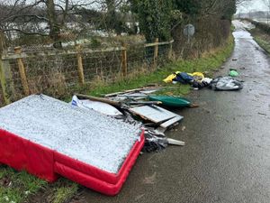 Supporting image for story: 'I cannot understand why people want to litter the countryside' - Councillor's frustration over latest fly-tipping near Market Drayton