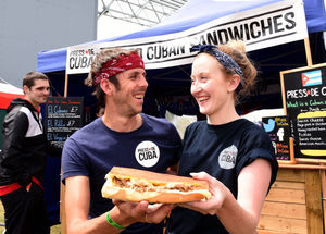 Greg Laux and Hannah Cargius from Press De Cuba, based in Shrewsbury