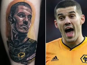 Supporting image for story: Wolves fan honours pledge to get Coady tattoo after England goal
