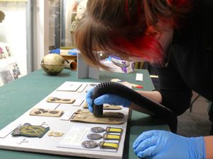 Supporting image for story: How Shrewsbury Castle is preparing to reopen: From cleaning artefacts to building new visitor interactive