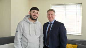 Gio Desogus with Steven Santy