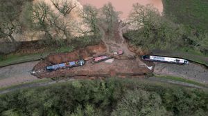 The scene in Whitchurch. Photo: Tim Thursfield