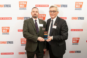 David with Admiral Sir Philip Jones.