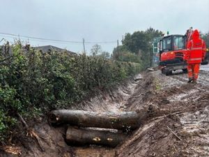 Supporting image for story: A41 bypass drainage work aims to reduce flooding in Albrighton