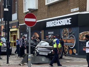 Supporting image for story: Man charged after dramatic crash in Wolverhampton city centre that narrowly missed pedestrians and shops