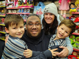 Supporting image for story: 'Iain is our real-life Santa' - Family thank toy shop owner who saved Christmas after comic Jason Manford's plea following burglary 