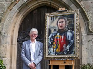 Supporting image for story: Portrait of Shrewsbury rebel leader 'Harry Hotspur' killed in famous battle is unveiled