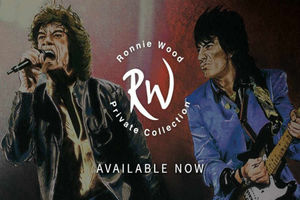 Supporting image for story: Art from Rolling Stones' Ronnie Wood to be displayed in Wolverhampton