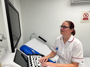 A Cardiac Physiologist at SaTH at work. Picture: SaTH