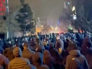 Supporting image for story: Iran warns US troops and Israel will be targets if America strikes over protests