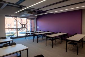 A classroom at new City Learning Quarter college campus