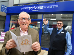 Supporting image for story: New opticians opened by centenarian George 