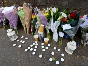 Supporting image for story: Tributes and flowers lay at scene of triple fatal road crash in Upper Gornal