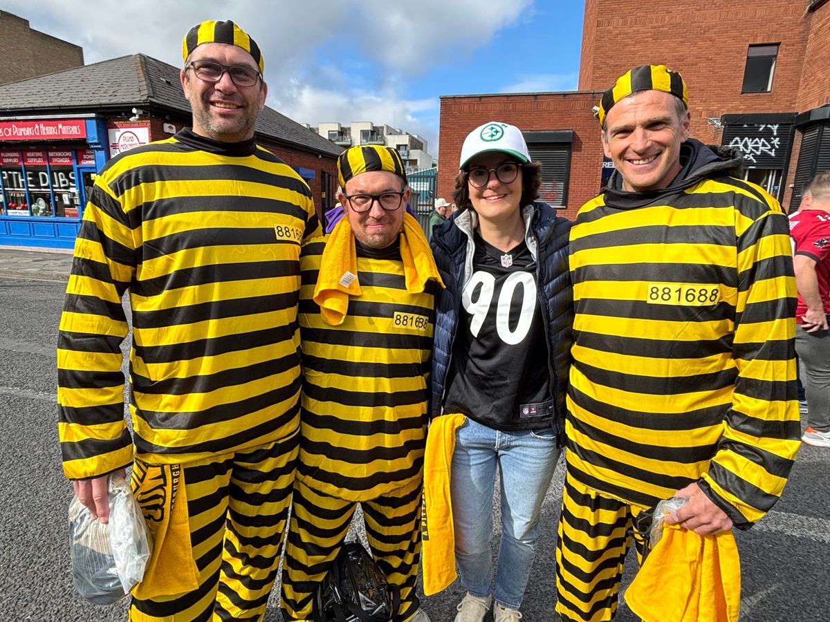 Dublin turns purple, gold and black as NFL makes historic debut in Ireland