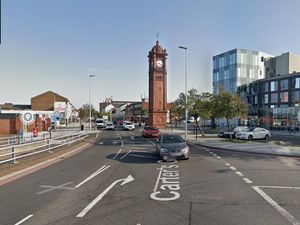 Supporting image for story: Fire crews led seven people to safety after blaze broke out at flat above West Bromwich barber shop - the second in days