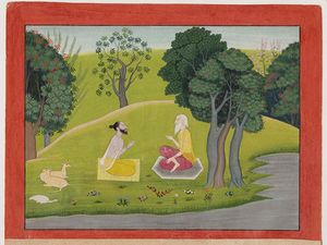 Supporting image for story: Export bar placed on ‘beautiful’ Hindu paintings