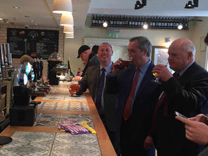 Supporting image for story: Brexit and the EU Referendum: UKIP leader Nigel Farage delivers 'Leave' rallying cry during visit to region