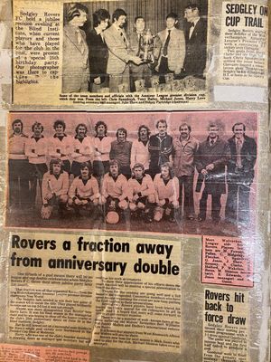 Sedgley Rovers were always making the news
