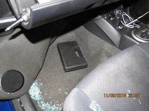 One of the firearms was found in a box in a car