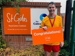 Supporting image for story: Mark completes 20 marathon challenge for St Giles Hospice