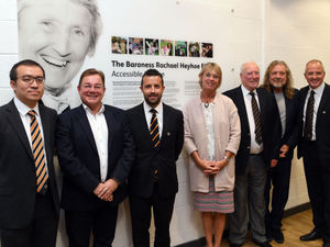 Supporting image for story: Rachael Heyhoe Flint honoured at Wolves