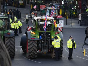 Supporting image for story: Several arrests after farmers bring tractors to capital for Budget protest