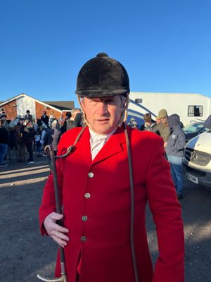 Mark Gilbert, a Master with the Albrighton and Woodland Hunt.