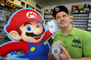 Supporting image for story: Super Mario, Sonic the Hedgehog and Zelda: Black Country trader talks vintage gaming