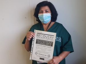 Supporting image for story: First Walsall patient of the year agrees to take part in new Covid-19 clinical trial