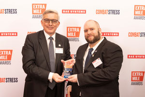 Pete with Admiral Sir Philip Jones.