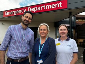 Members of the Integrated Community Front Door team at the Princess Royal Hospital in Telford. Picture: NHS Shropshire, Telford and Wrekin
