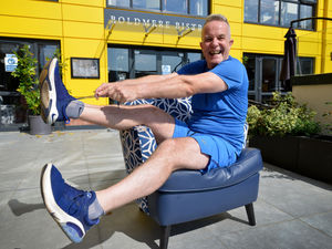 Supporting image for story: Mr Blobby and unicorn outfits, now Boldmere's James is ready for his next Great North Run 