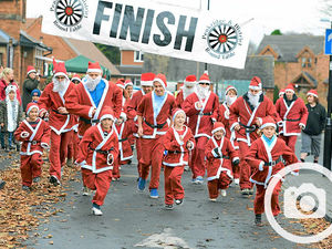 Supporting image for story: Santas dash for cash at Penkridge fundraiser