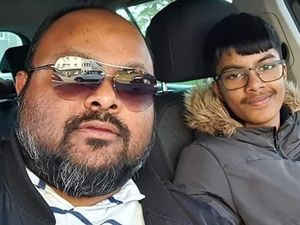 Supporting image for story: Teen joins dad on volunteer mission