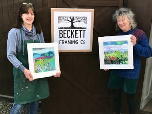 Supporting image for story: Shropshire artist donates a painting a day to charity throughout March