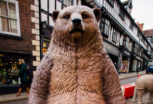 Six animals have been installed on the hill